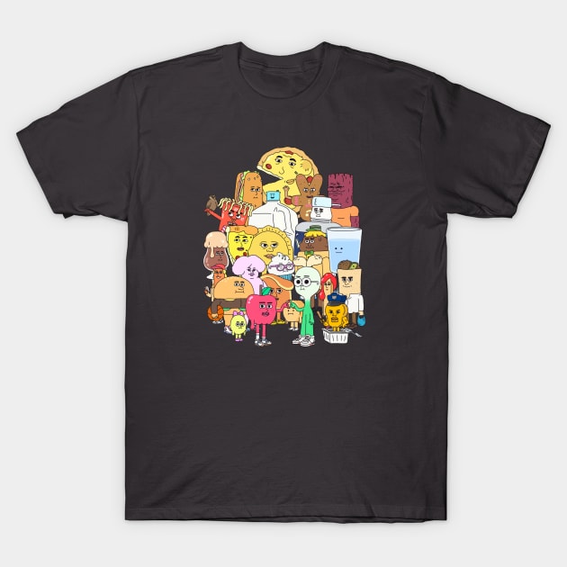 The Apple and Onion Gang T-Shirt by Owllee Designs